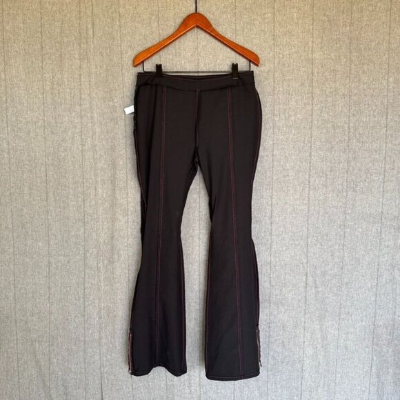 Current Mood Creating Chaos Strappy Black Stretch Skirt Overlay Pants Size XL - Picture 12 of 16